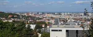 Bratislava, výhľad zo Slavína